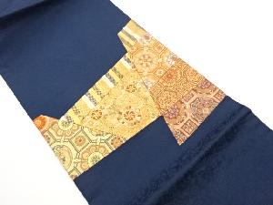 切り嵌め蜀江に華文模様名古屋帯